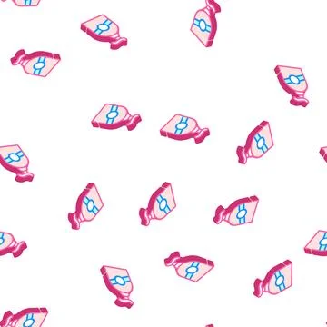 Sunscreen pump bottle isometric icon seamless pattern Stockillustratie