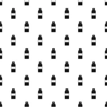 Sunscreen spray pattern seamless Illustrazione stock