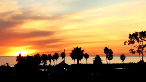 Sunse and clouds Timelapse Video stock 83288752