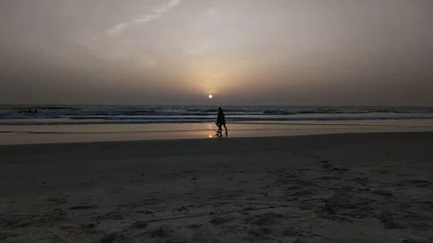 Sunsen love couple Video stock 151593361