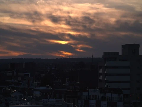 Sunsent  Clouds 스톡 동영상 76565894