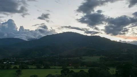 Sunser mountain in Ibague Stock-Footage 156214484