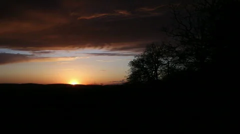 SunSet 01 Stock Footage 820308