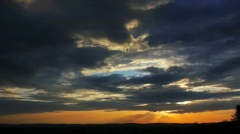 SunSet 03 Stock Footage 820373