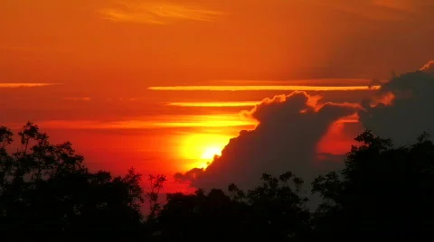 SunSet 04 Stock Footage 820411