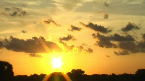 Sunset 046 (1080p 29.97) Stock Footage 698690