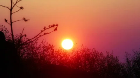 SunSet 07 Stock Footage 820522