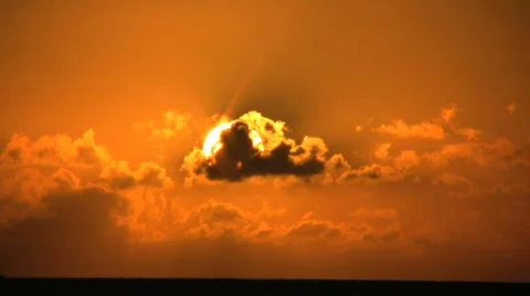 Sunset 07 TW HS Stock Footage 307031