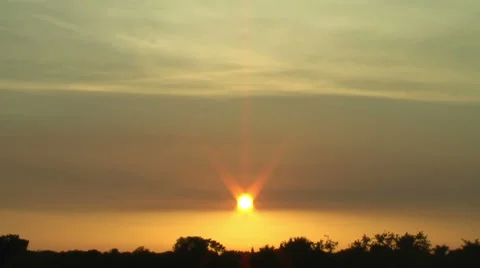 Sunset 074 (1080p 25 fps) Stock Footage 1060819