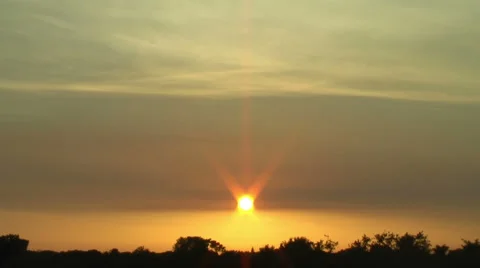 Sunset 074 (1080p 29.97) Stock Footage 1060806