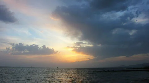 Sunset 1 Stock Footage 741546