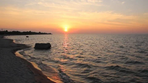 Sunset 1 Stock Footage 87873697