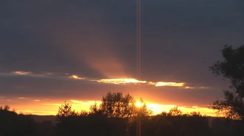 Sunset 19 Stock Footage 8795327