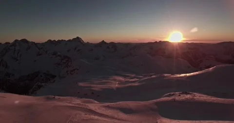 Sunset 2 Alpes Stock Footage 275346020