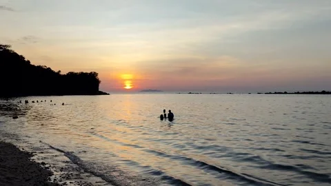 Sunset 2 at Nasugbu, Batangas Video stock 300443514