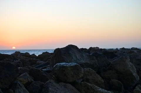 Sunset 2 Stockfoto's