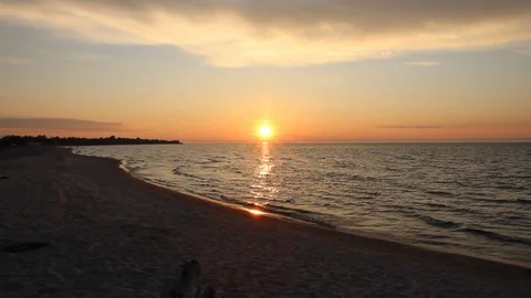 Sunset 3 Stock Footage 87873700