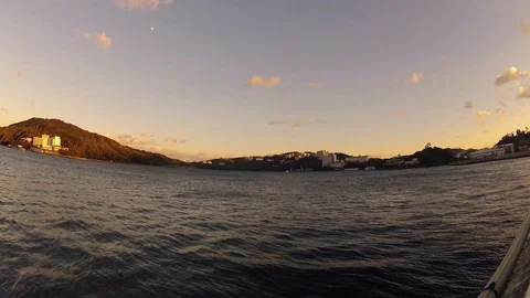 Sunset 360 timelapse, Japan Stock Footage 95304275