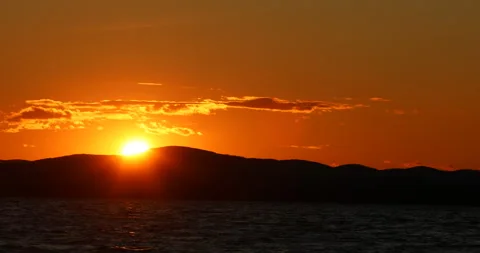 Sunset 4k. Stock Footage 158037918