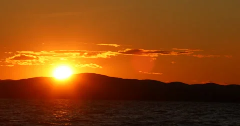 Sunset 4k. Stock Footage 158037998