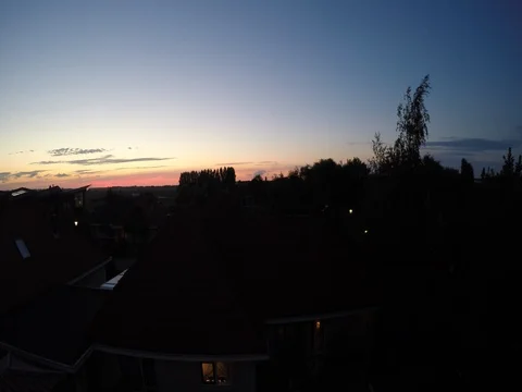 Sunset 4K the Netherlands Sommelsdijk Stock Footage 77678151