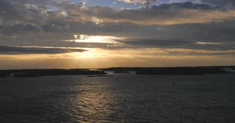 Sunset 4k video Video stock 50453288