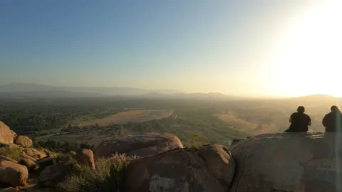 Sunset 5 - 180 degree turn Video stock 152532084