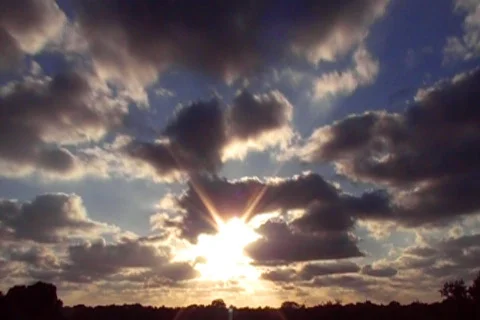 Sunset 53 WIDE Stock Footage
