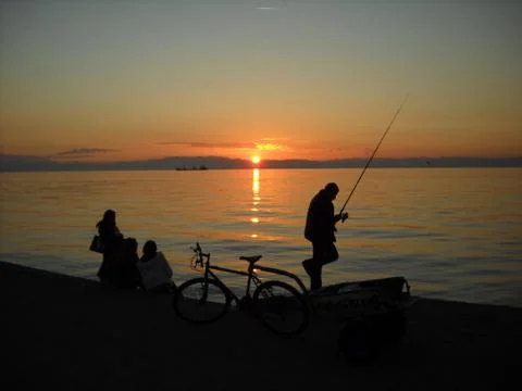 Sunset 66 Foto stock