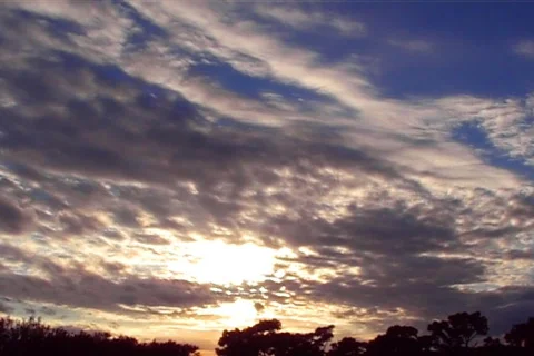 Sunset 66 WIDE Stock Footage 91946