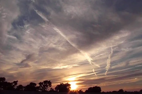 Sunset 83 WIDE Stock Footage 110338