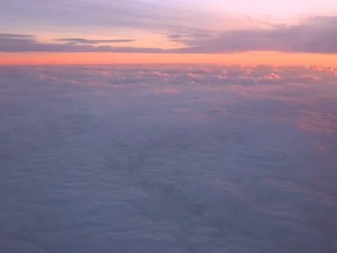 Sunset above the clouds 스톡 동영상 71718416