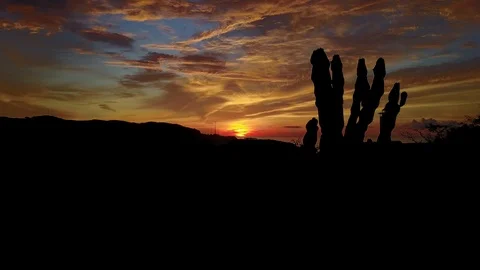 Sunset Above Ocean 2 [Drone Footage] Stock Footage 88390708