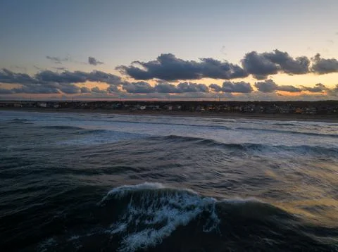 Sunset Above Ocean. Stock Photos