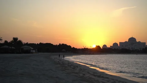 Sunset in abu dhabi Stock-Footage 157141463
