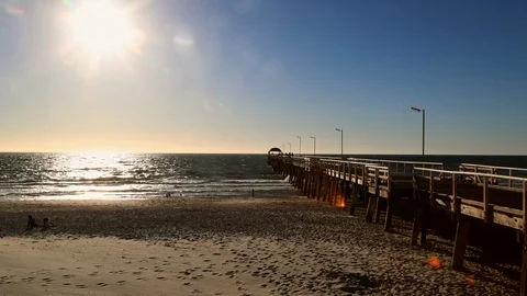 Sunset Adelaide Stock Footage 124564690