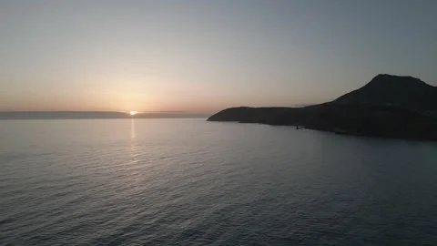 Sunset on the Adriatic coast Stock Footage 271636052