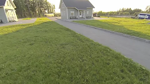 Sunset, Aerial Shot. HD Stock Footage 58563542