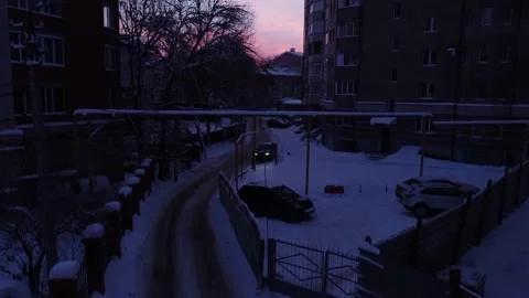 Sunset aerial view Stock Footage 168478164