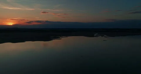 Sunset Aerial View Stock Footage 274913736