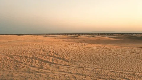 Sunset in african desert 스톡 동영상 81412182