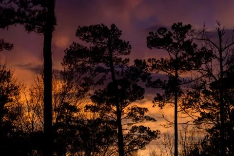 Sunset after the storm Stock Photos