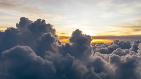Sunset on Agung Volcano. Dramatic scene of sky and clouds changing colors 스톡 동영상 228024689