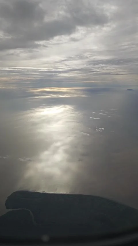 Sunset in the air Stock Footage 334939556