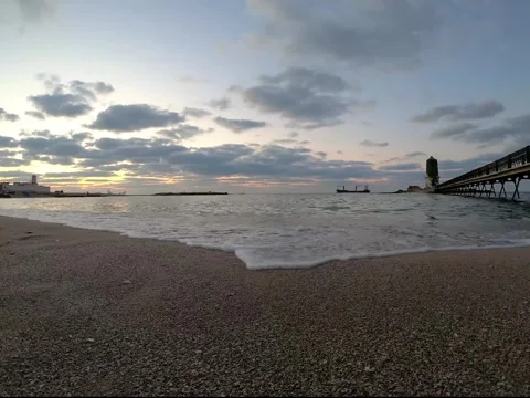Sunset in Alexandria city Stock Footage 281193458