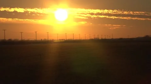 Sunset Along the Tracks III 스톡 동영상 65703155