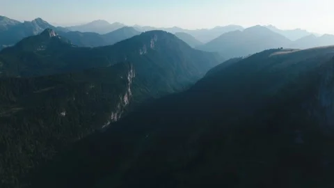 Sunset in the Alps Stock Footage 318786840