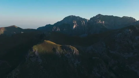 Sunset in the Alps Stock Footage 318786861