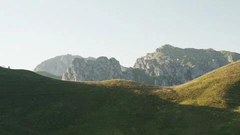 Sunset in the Alps Stock Footage 318792785