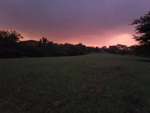 Sunset, also known as sundown. Stock-Fotos